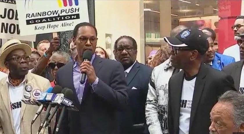 Protest at Chicago Target Draws Controversy Over DEI and Migrant Labor
