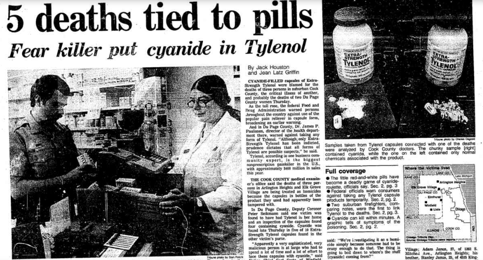Remembering the 1982 Tylenol Murders