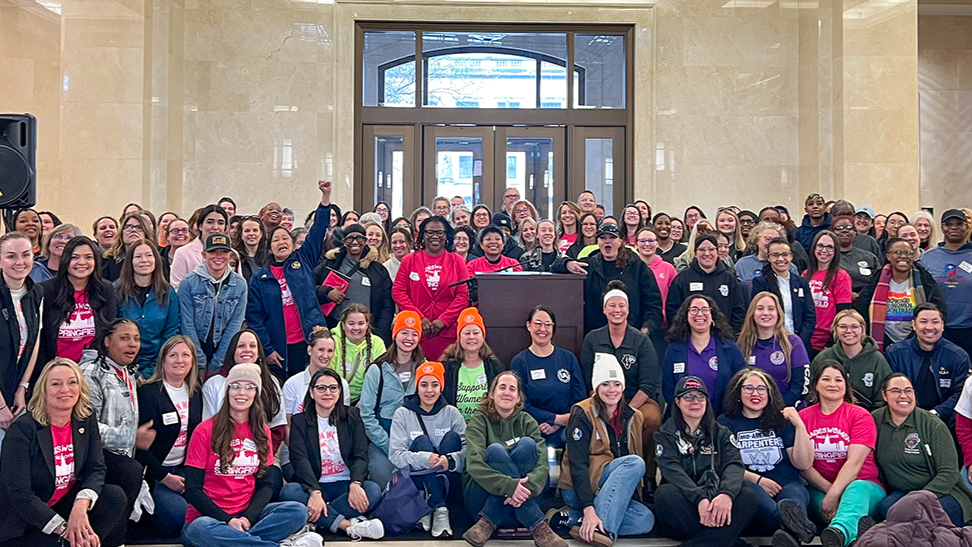 IBEW Sisters Take Over Illinois Capitol to Push for Women in Trades