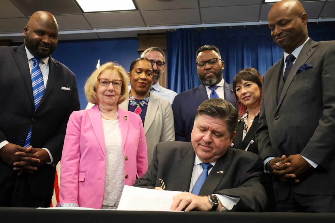 Pritzker Cuts Health Care for Some Non-Citizens in Illinois' New $55.2B Budget
