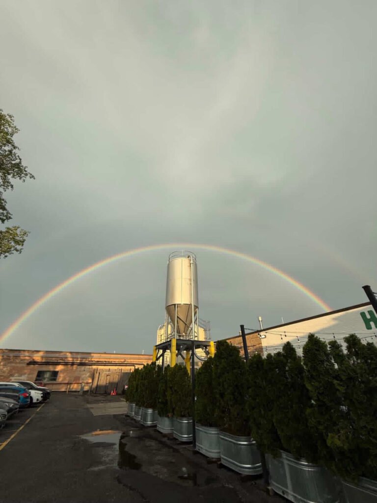 Pride Month in Ravenswood Begins With a Double Rainbow Over Chicago
