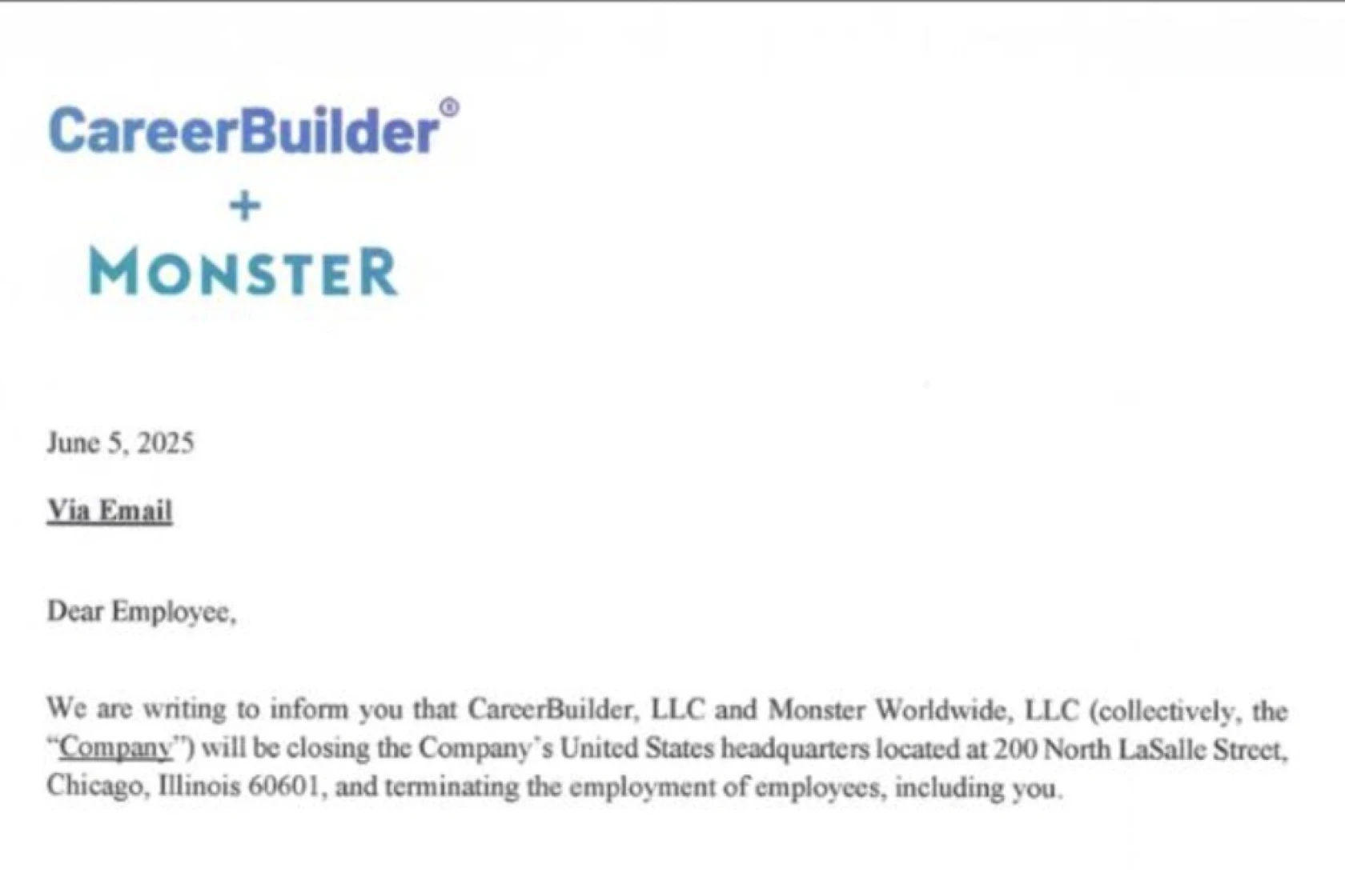 CareerBuilder + Monster Closing Loop Headquarters, Laying Off Staff Amid Potential Sale