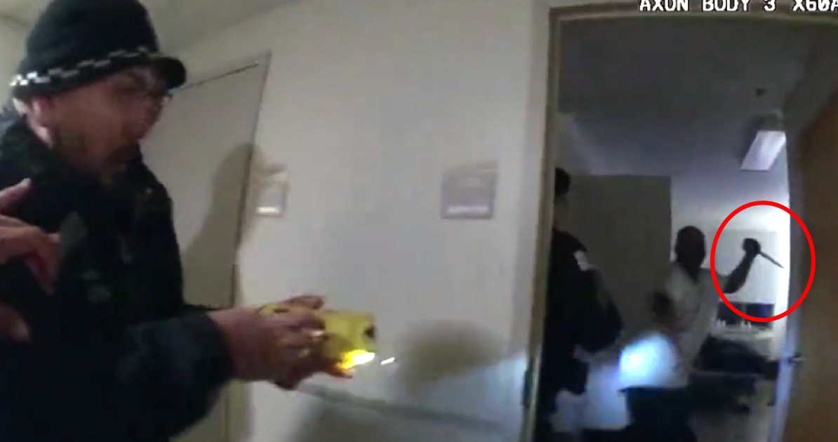 Chicago Police Sergeant Nearly Killed By Knife-Wielding Man Before Backup Officers Open Fire