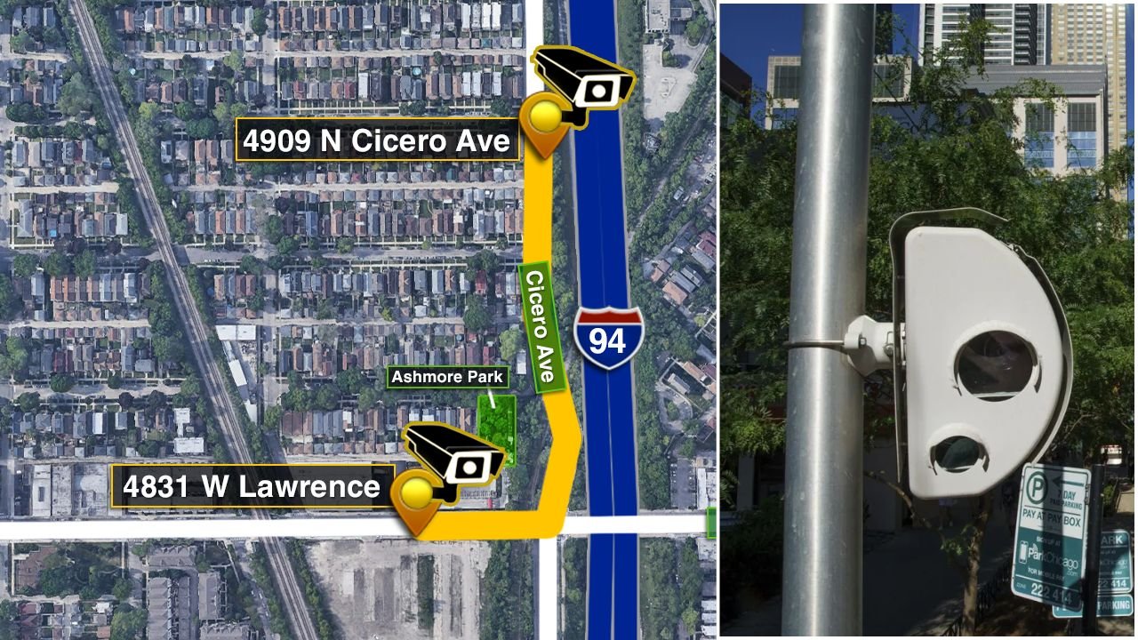 Chicago Activates 5 New Speed Cameras; Ticker Warnings Begin, Fines Start in August