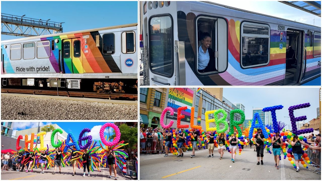 Chicago Pride Parade Returns For 54th Year With Festivals, Music And CTA Rainbow Train