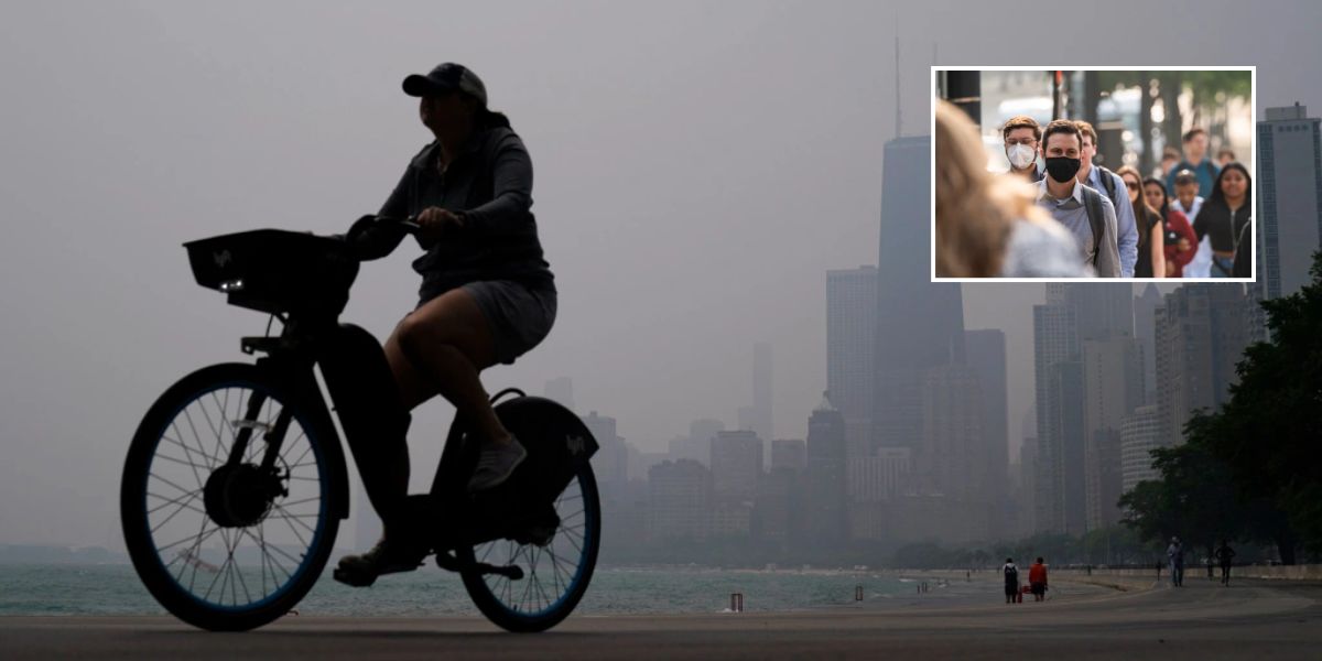 Chicago’s Air Quality Remains ‘Unhealthy’ As Canadian Wildfire Smoke Lingers Through Weekend