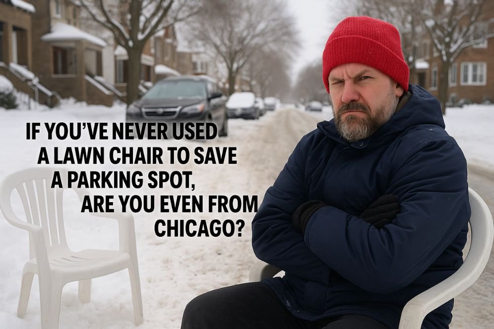 Funny Fact: If You’ve Never Used a Lawn Chair to Save a Parking Spot, Are You Even From Chicago?