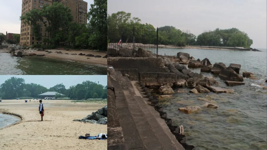 Lake Michigan Water Levels Drop Nearly 4 Feet Since 2020, Reshaping Chicago's Shoreline