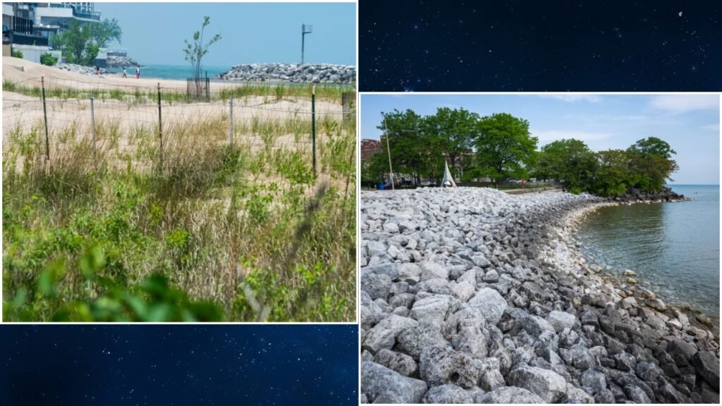 Lake Michigan Water Levels Drop Nearly 4 Feet Since 2020, Reshaping Chicago's Shoreline