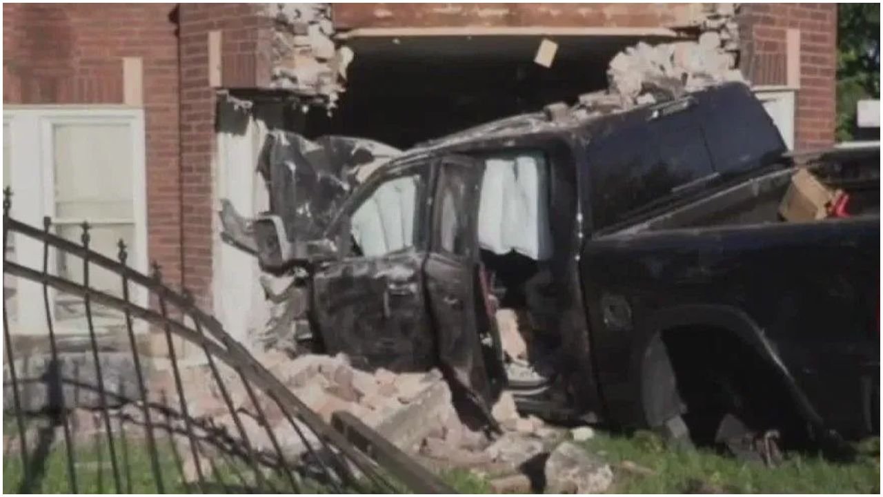 Pickup Truck Crashes Into Woodlawn Apartment, Injuring Four and Displacing Family