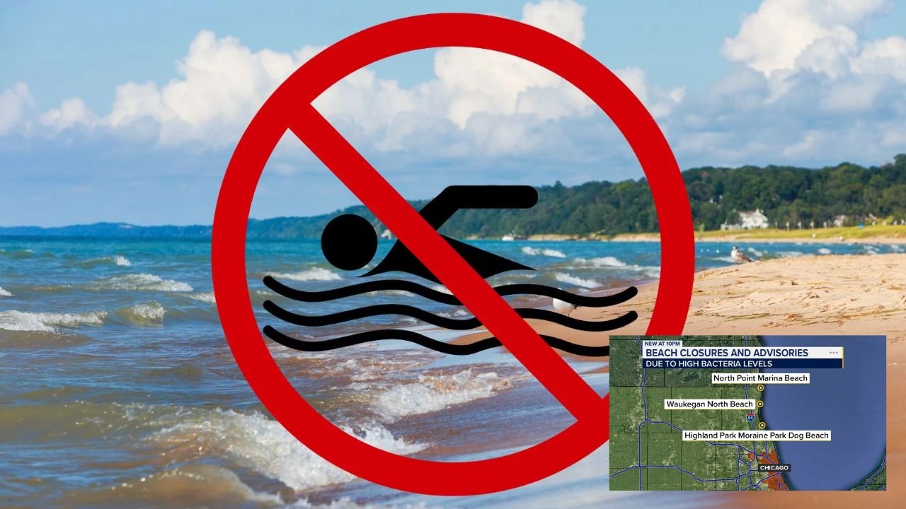Several Chicago-Area Beaches Closed or Under Advisory Due to High E. Coli Levels