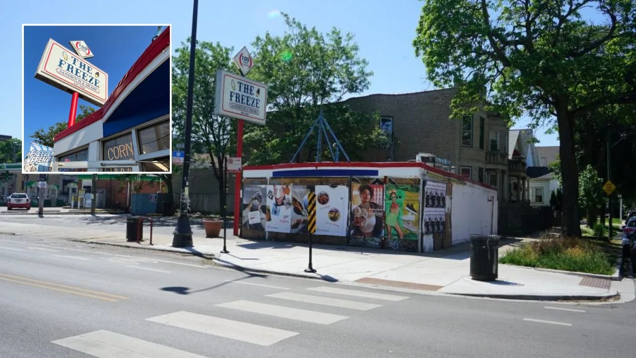 ‘The Freeze’ Sign Returns in Logan Square Ahead of Small Cheval Burger Spot Opening