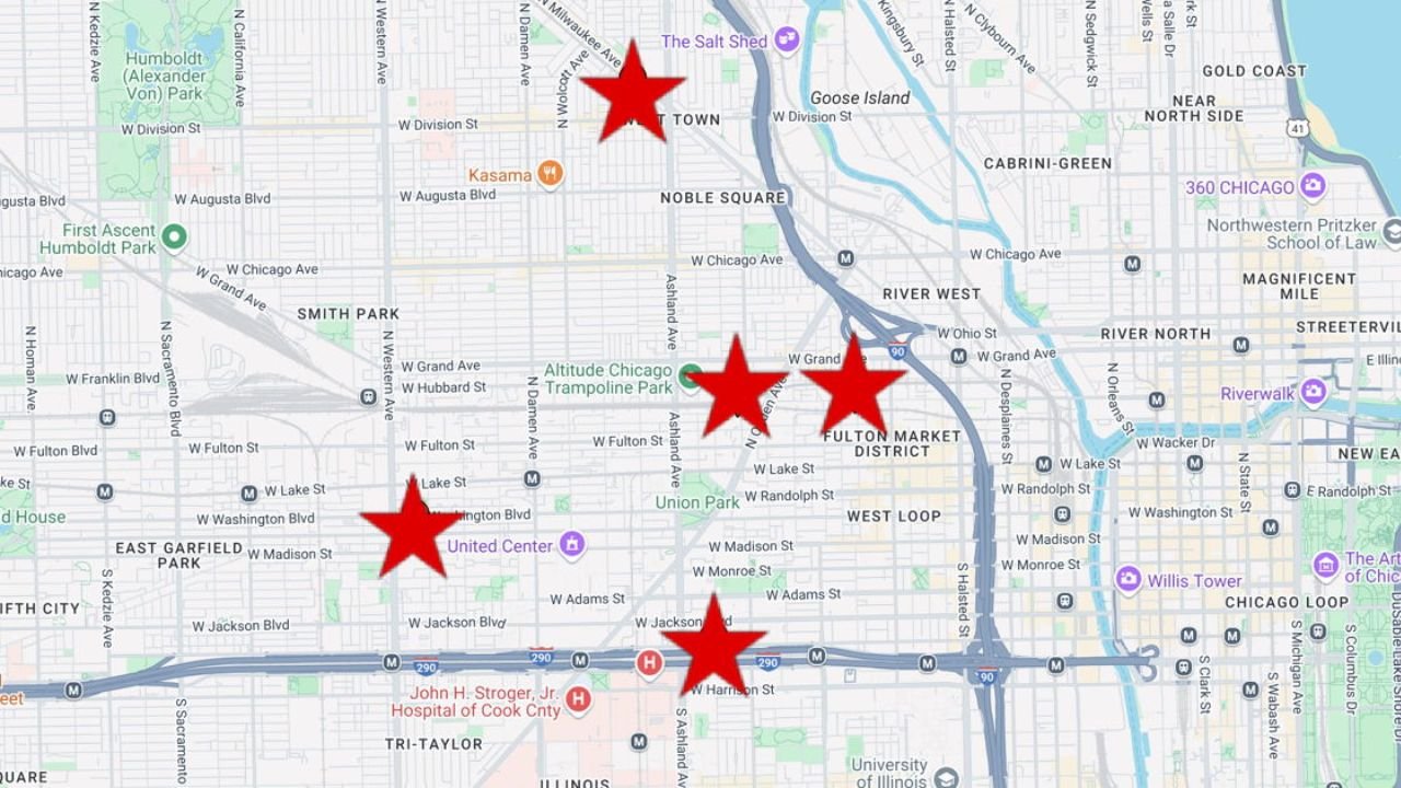 Violent Robbery Crew Strikes Five Times in Two Days Across West Loop and Wicker Park