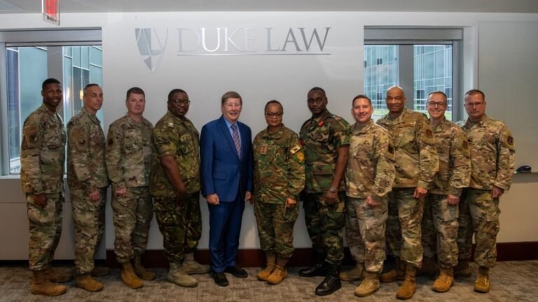 North Carolina Air Guard Hosts Mini African Military Law Forum with Partners from Malawi, Zambia, and Botswana