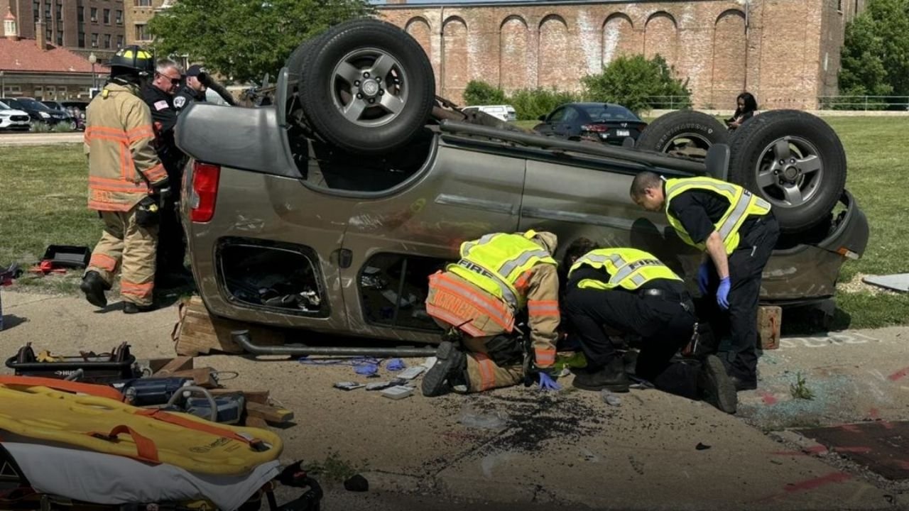 Rockford Police Investigate Rollover Crash That Disrupted Downtown Traffic